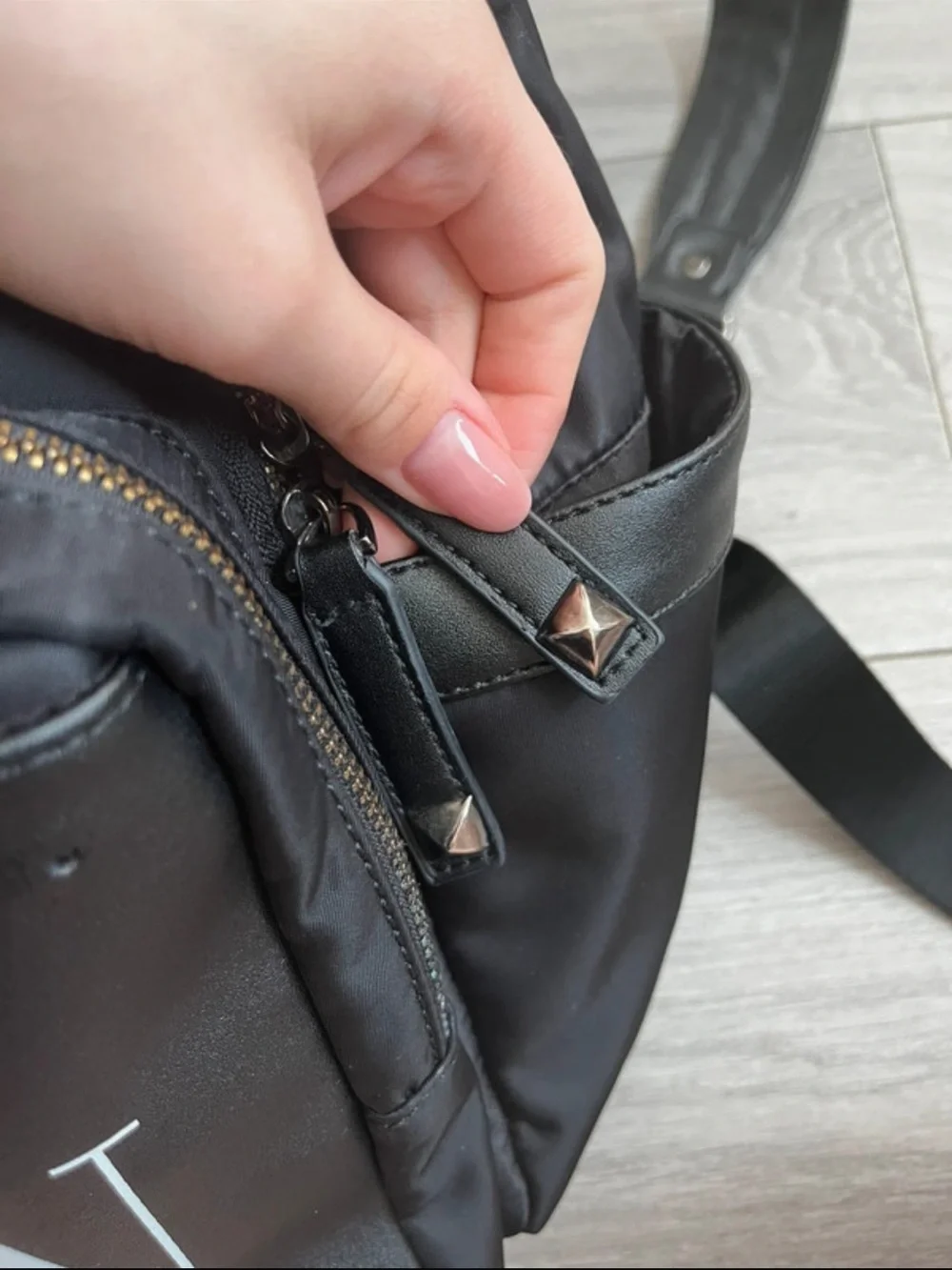 VLTN Black Men's Backpack